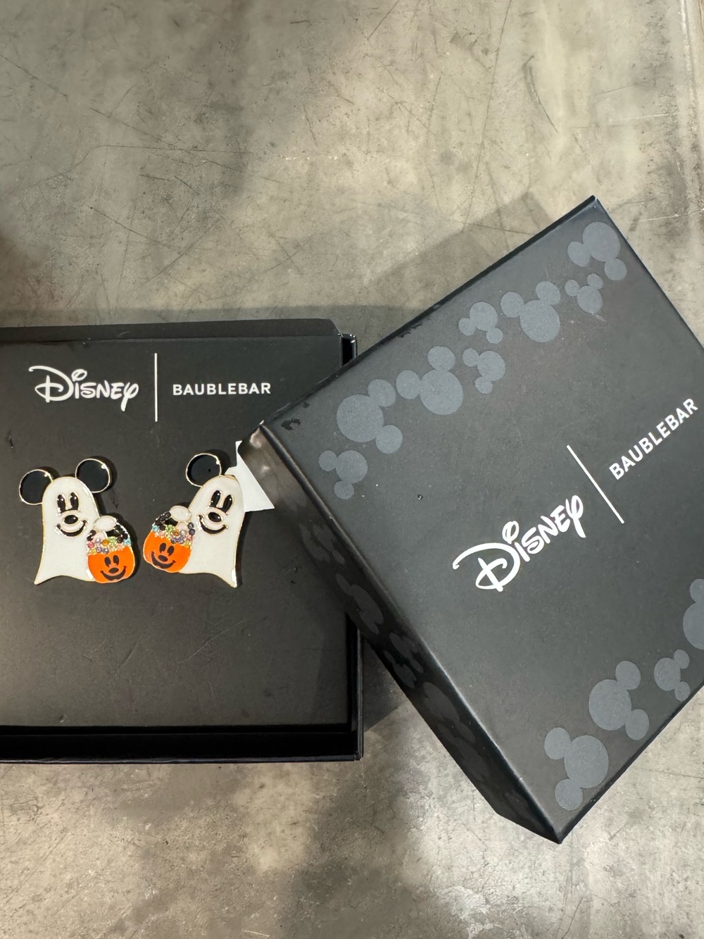 Disney x BaubleBar Ghost Mickey Halloween Earrings - fun for all ages!